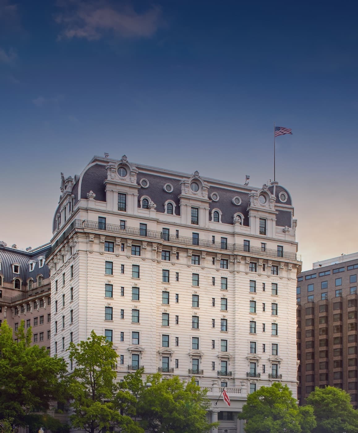 The historic Willard InterContinental hotel in Washington, D.C.