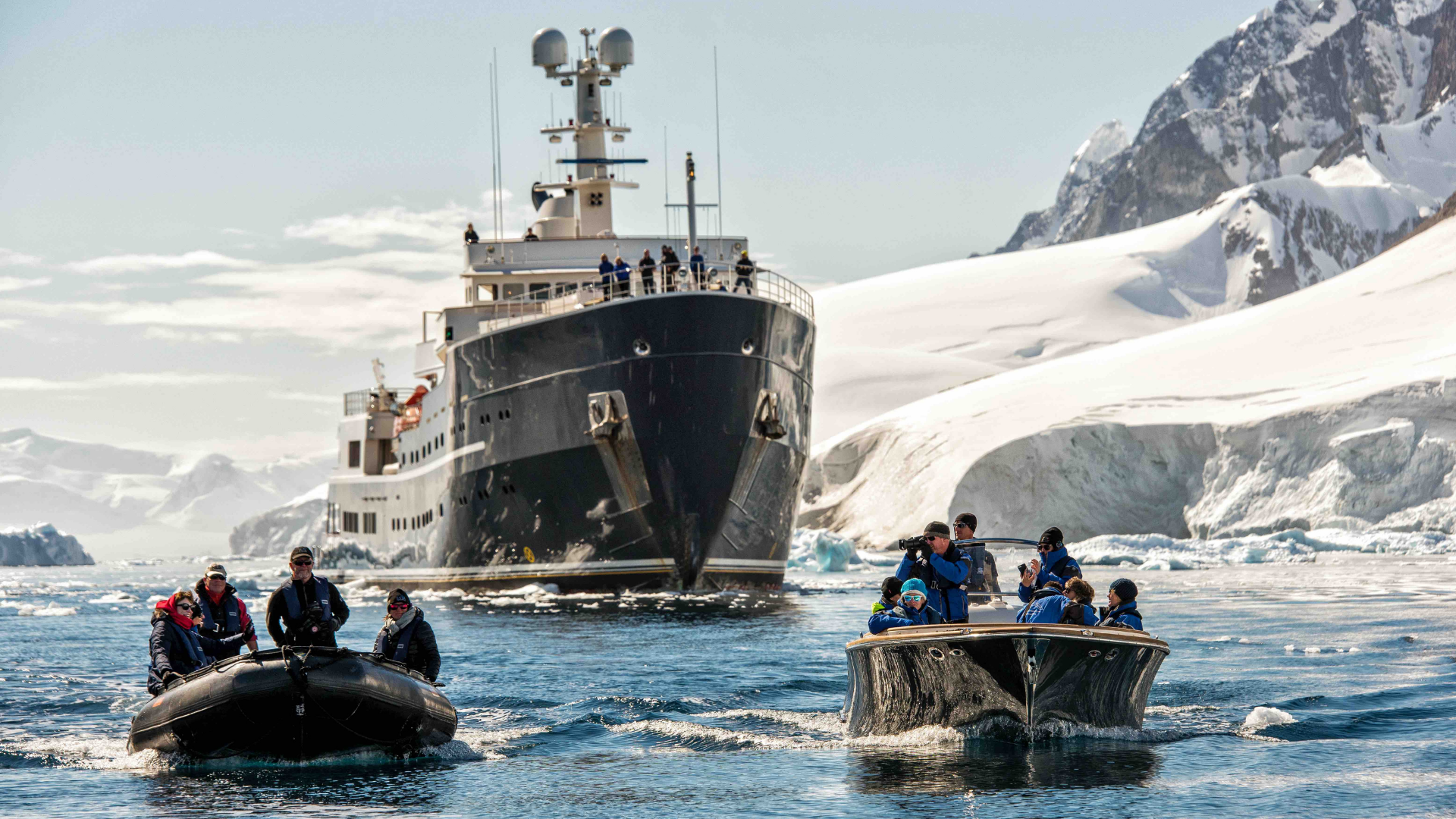 Antarctica Solar Eclipse Aboard EYOS Superyacht